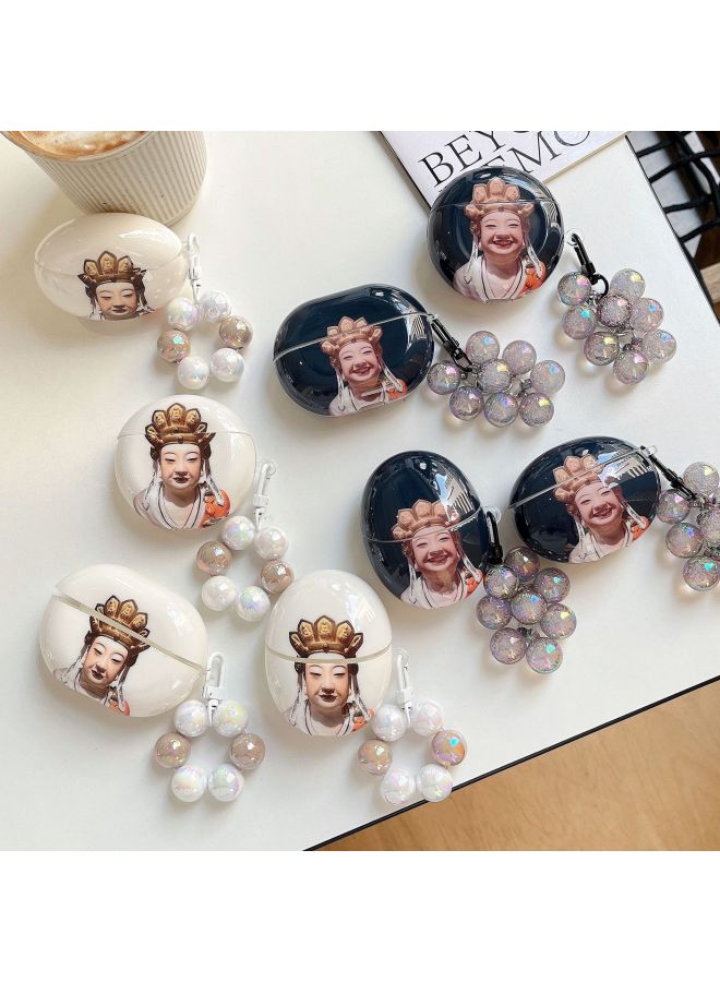 Loquat Suitable For HuaweiFreebuds5 Bluetooth HeadSEt Protective Cover Se2/4/5i/pro2 Cartoon Soft Shell Cute And Creative-Color:IMD Soft Shell-simple Elephant (with Pendant)-Model:For HuaweiFreebuds 5 Head  - Image 3