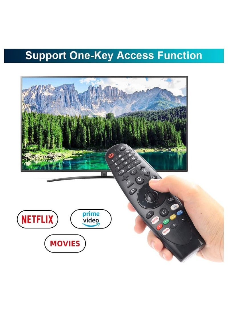 جهاز تحكم عن بعد لتلفزيون LG Magic - مناسب لجميع أجهزة تلفزيون LG الذكية AKB75855501 AN-MR18BA AN-MR19BA AN-MR20GA AN-MR21GA AN-MR21GC AN-MR650 - Image 5