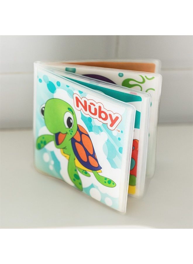 Nuby Bath Fun Time Book with Water-Proof Pages and Surprise Squeaker, Early Education, 0 M+ - Image 3