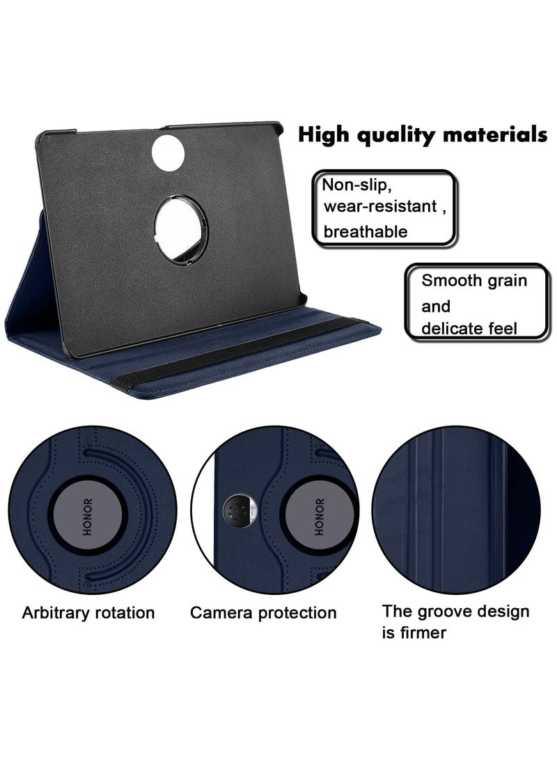 general Case Compatible with Honor Pad 9 12.1 Inch Tablet, PU Leather Case 360° Rotatable Multi-Angle Protection Stand Protective Case for Honor Pad 9 - Image 3