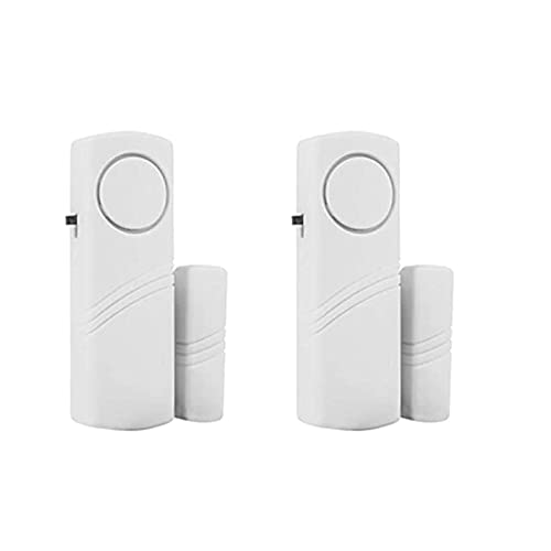 CaoXiong 2 Pack Window Alarm Door Alarm for Home Security System, Pool Door Alert for Kids Safety Toddler Door Open Alert Sensor - Image 1