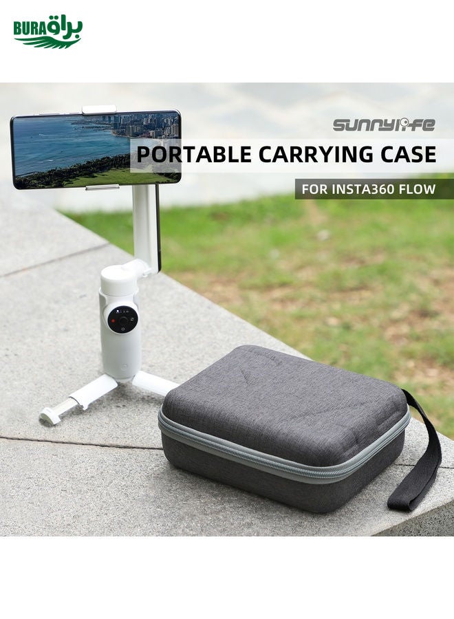 BURAQ For Insta360 Flow Gimbal Sunnylife Portable Storage Bag Box (Grey)  - Image 2