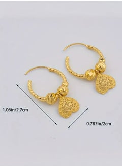 GOLDMAX Elegant 21k Gold Plated Earrings For Women  - Image 5