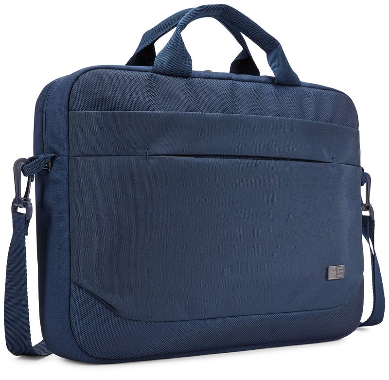 Case Logic Advantage 14" Attaché-Dark Blue, 13"x14.6"x2.8" (3203987) - Image 1