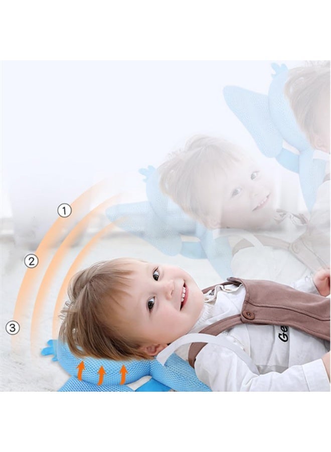 general Baby Head Guard Backpack Baby Toddler Head Guard Adjustable Infant Safety Pads Gift for Child Walker Headrest - Image 5