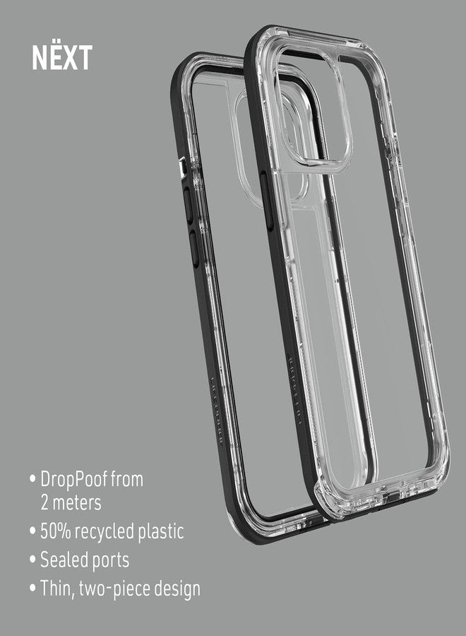 لايف بروف جراب LifeProof NEXT SERIES لهاتف iPhone 13 Pro (فقط) - أسود كريستالي (شفاف/أسود) - Image 5