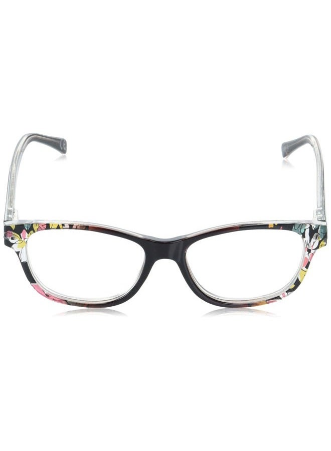 Foster Grant Sofia Vergara x Foster Grant Women's Linda Square Reading Glasses, Crystal Berry Floral - Image 2