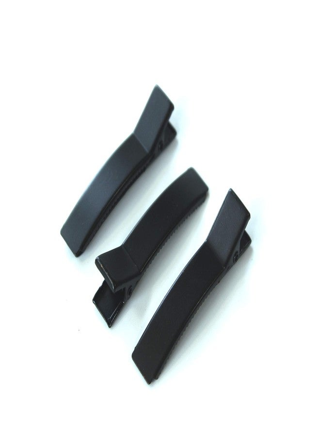 All In One 25pcs Hair Clip for DIY 50MM Black Alligator Clips with Double Pronge - Image 1