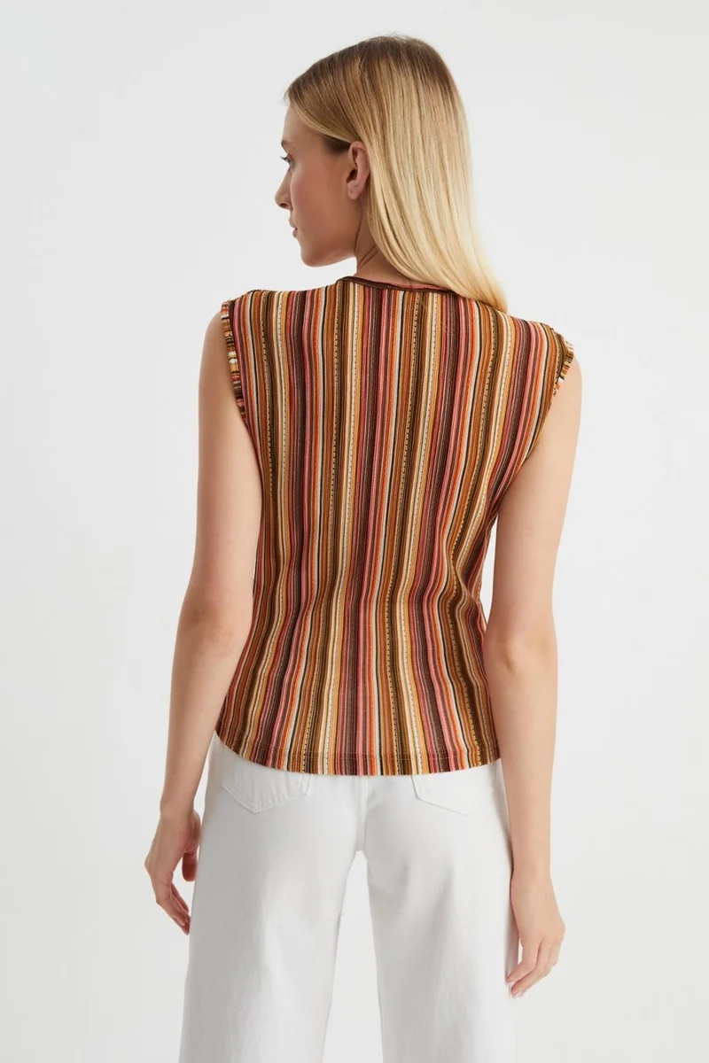 Alexander Gardi Double Breasted Collar Blouse (B22-38000)