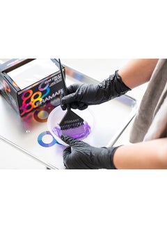 framar Powder Free Nitrile Gloves – 12 INCH Black Gloves Disposable Latex Free, Non Latex Gloves, Nitrile Gloves Medium Latex Free Gloves Medium, Guantes Desechables Medium Nitrile Gloves  - Image 3