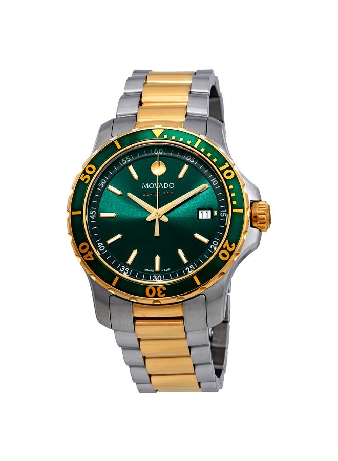 MOVADO BOLD Movado 800 Green Dial Two-tone Men's Watch - Image 1