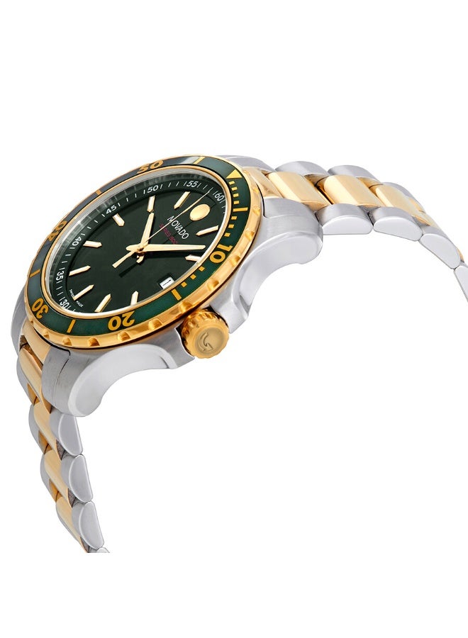 MOVADO BOLD Movado 800 Green Dial Two-tone Men's Watch - Image 2
