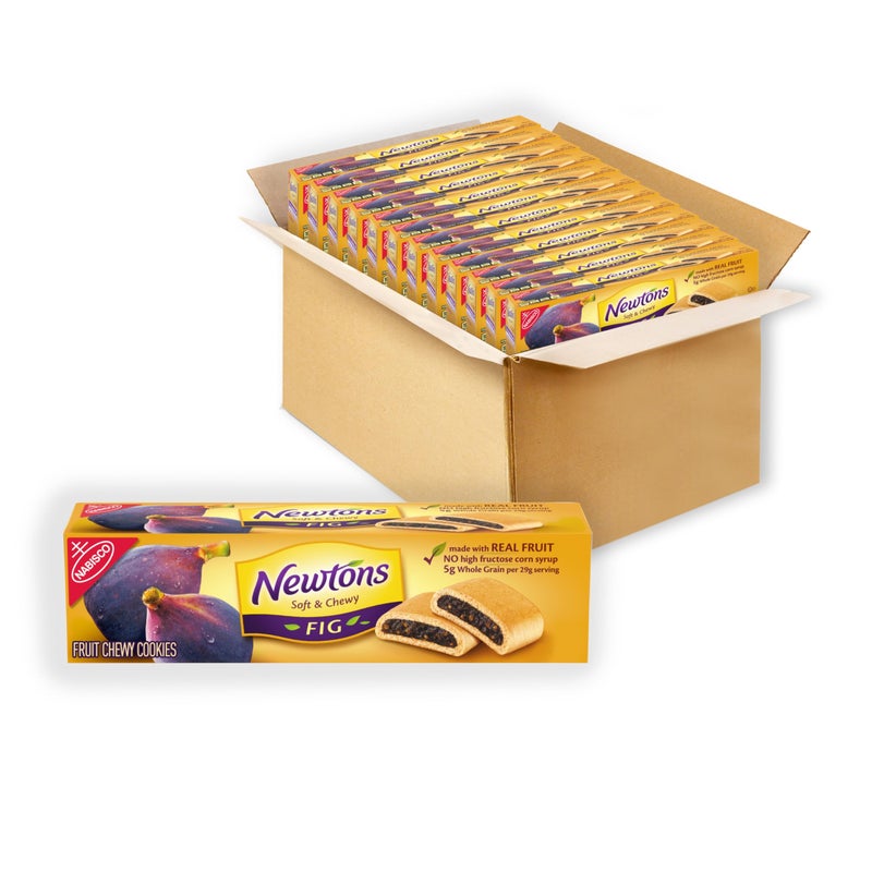 Newtons Soft Fruit Chewy Fig Cookies Fig Bars 12 65 oz Boxes