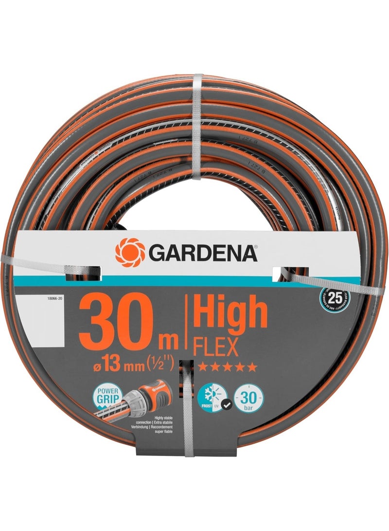 GARDENA High Flex Hose Garden Hose With Power Grip Profile Uv Resistant 30 M X 13 Mm - Image 1