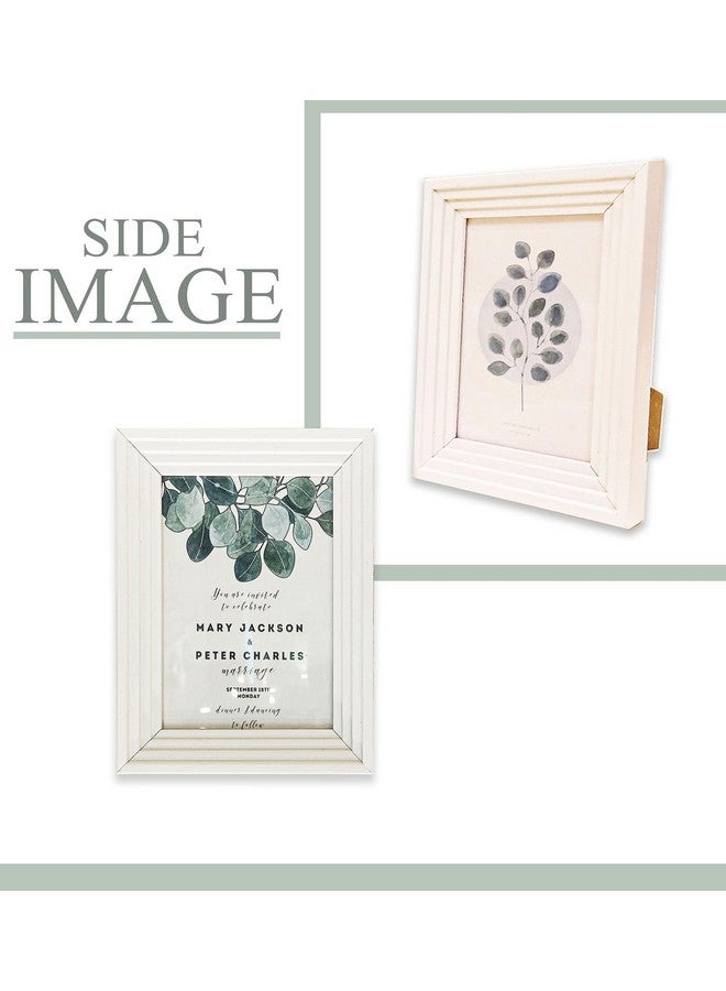 Art Street Premium 3D Table Top Photo Frame, Designer Picture Frames,Home Décor For Office Desk, Bedroom & Living Room (White, Size 6x8 inch) - Image 5