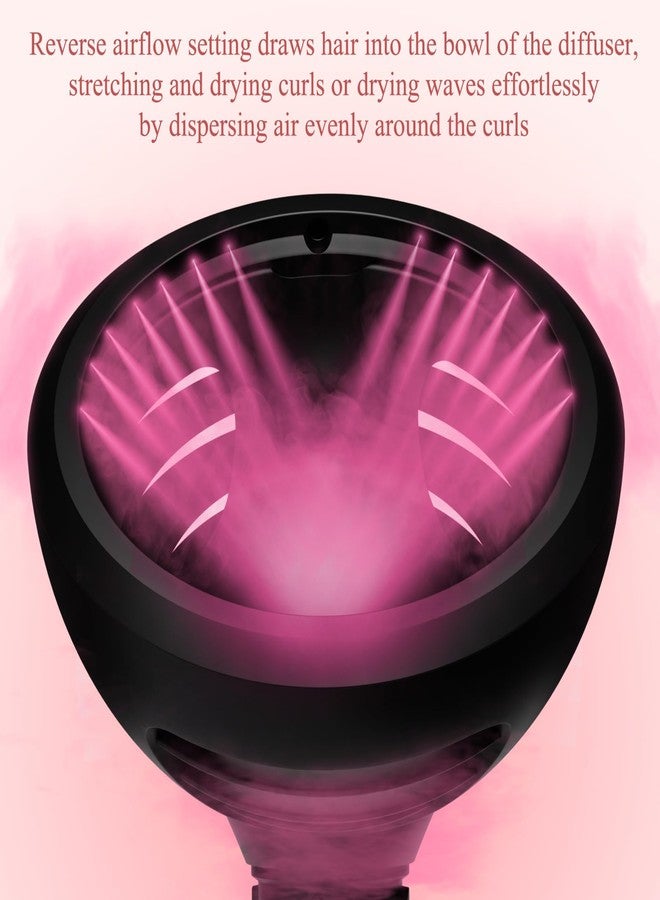 ZEPHBLOW Wave Curl Diffuser for Dyson Airwrap - Dome and Diffuse Modes for Curl Wave Hair, Hair Diffuser Attachment Compatible with Airwrap Styler HS01/05, Black - Image 5
