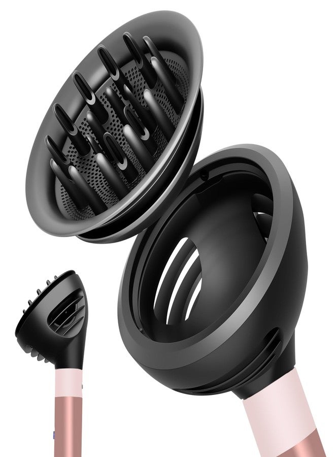 ZEPHBLOW Wave Curl Diffuser for Dyson Airwrap - Dome and Diffuse Modes for Curl Wave Hair, Hair Diffuser Attachment Compatible with Airwrap Styler HS01/05, Black - Image 1