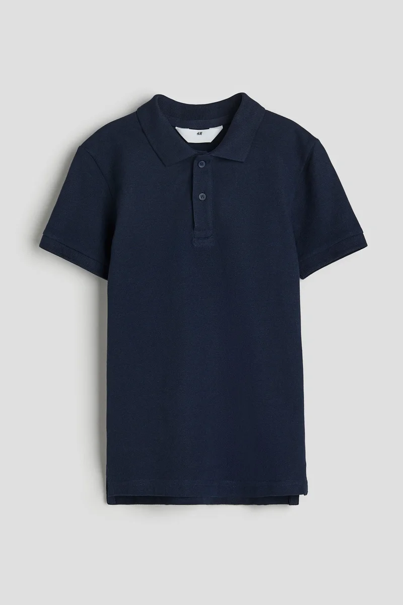 H&M Cotton piqué polo shirt