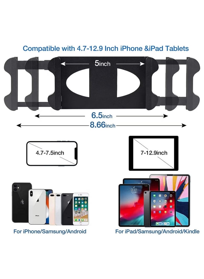 TIGER Tabletop Tablet Holder Stand | Floor Height Adjustable Tablet Tripod Stand for iPad Mini 1-3, iPad Air, iPad 2-6, Most 7-10 Inch Tablets, Includes Easy Carrying Bag  - Image 3