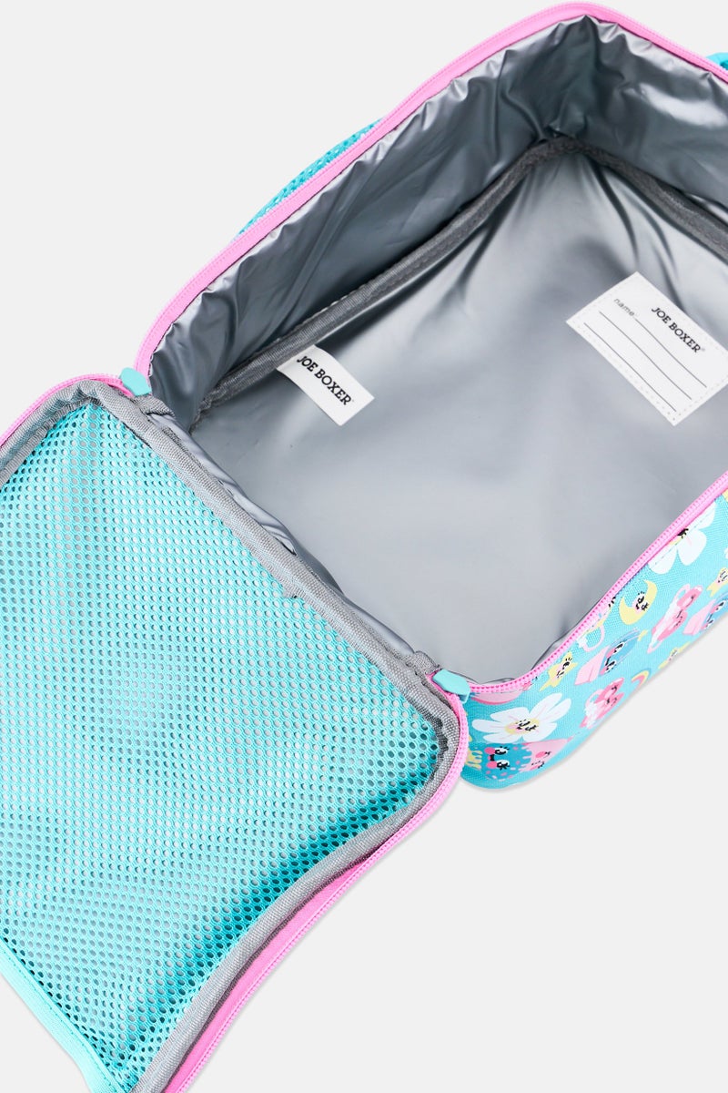 Joe Boxer Kids Girl Graphic Print Lunch Bag, Multicolor - Image 3