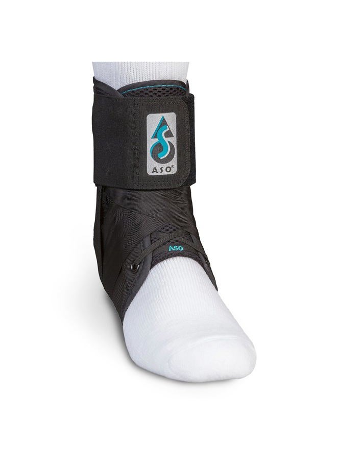 Med Spec 264015 ASO Ankle Stabilizer, Black, Large - Image 1