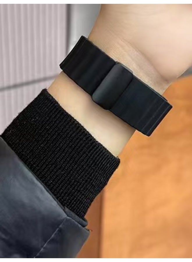 Watch Band Compatible for Apple Watch Series Band 42mm 44mm 45mm 46mm 49mm women, Genuine Leather Double Tour Designed Slim Replacement Strap for iWatch Series10 9 8 7 6 SE - Image 3
