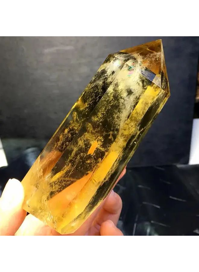 Brazilian Crystal Tower With Tassel 2.36 Inch Boho Home Decor Crystal Gift - Image 5