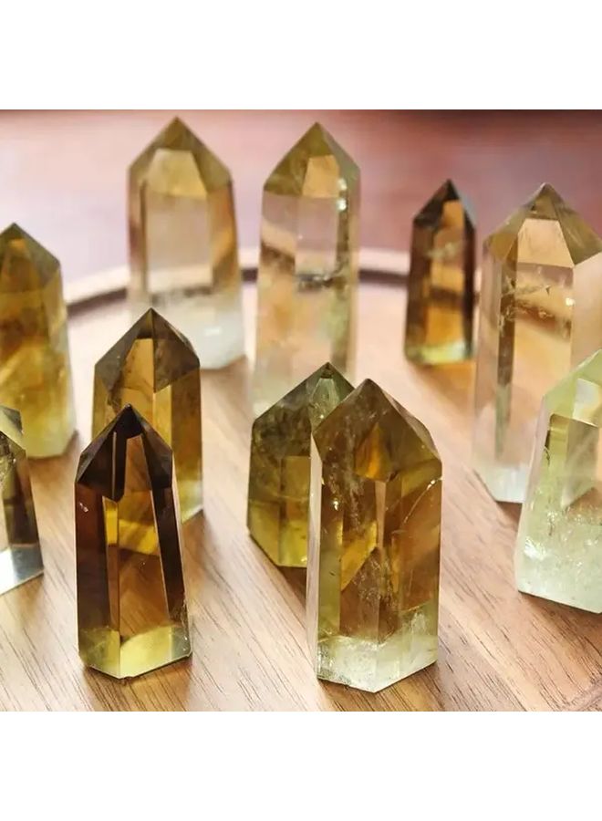 Brazilian Crystal Tower With Tassel 2.36 Inch Boho Home Decor Crystal Gift - Image 3