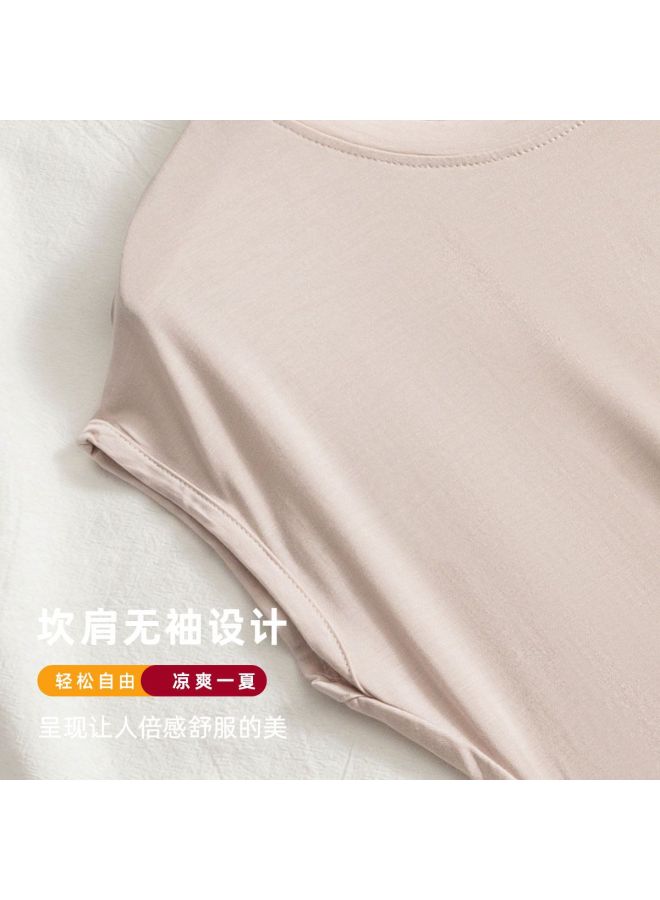 Your Sun Ladies' Sleeveless T-Shirt, Spring And Summer Basic Soft And Versatile Round Neck Tee, Layering Tank Top Casual Top - Image 5