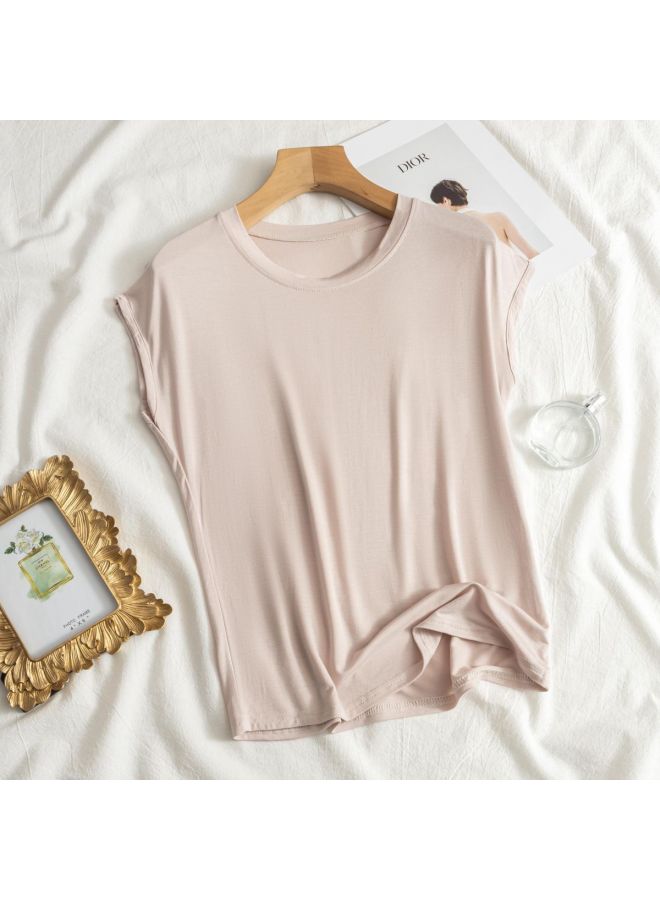 Your Sun Ladies' Sleeveless T-Shirt, Spring And Summer Basic Soft And Versatile Round Neck Tee, Layering Tank Top Casual Top - Image 3