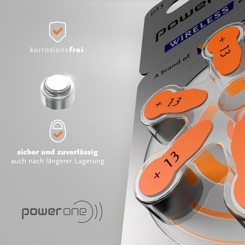 VARTA Power One Hearing Aid Battery size 13 made in Germany Genuine 60 Pack - Image 3
