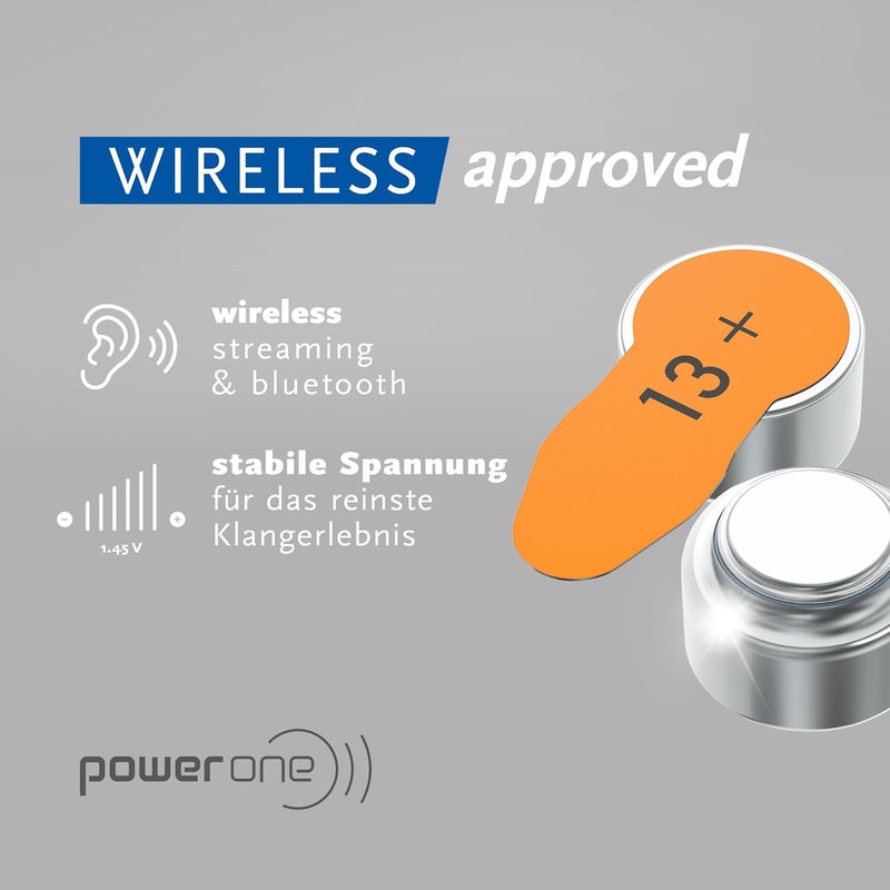VARTA Power One Hearing Aid Battery size 13 made in Germany Genuine 60 Pack - Image 5