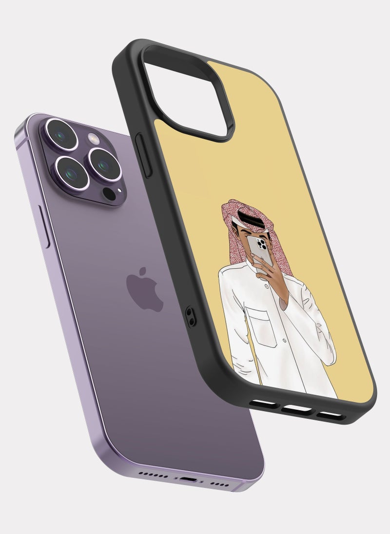 بكسلات كفر ايفون 14 برو ماكس رجل سعودي بيج - Image 2