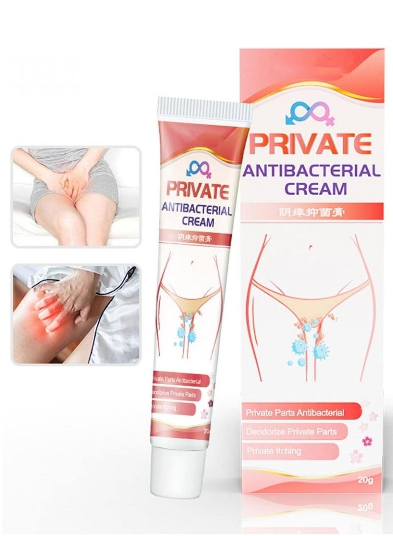 Sumifun Private Antibacterial Cream Anti Itching Women Private Care Private Relief More Moisture Smooth Care Relieves Itching Burning Cracking Intimate Skin Cream Relieves Feminine Dryness and Dandruff Related to Fungal Infections Itching Cream 20g  - Image 1
