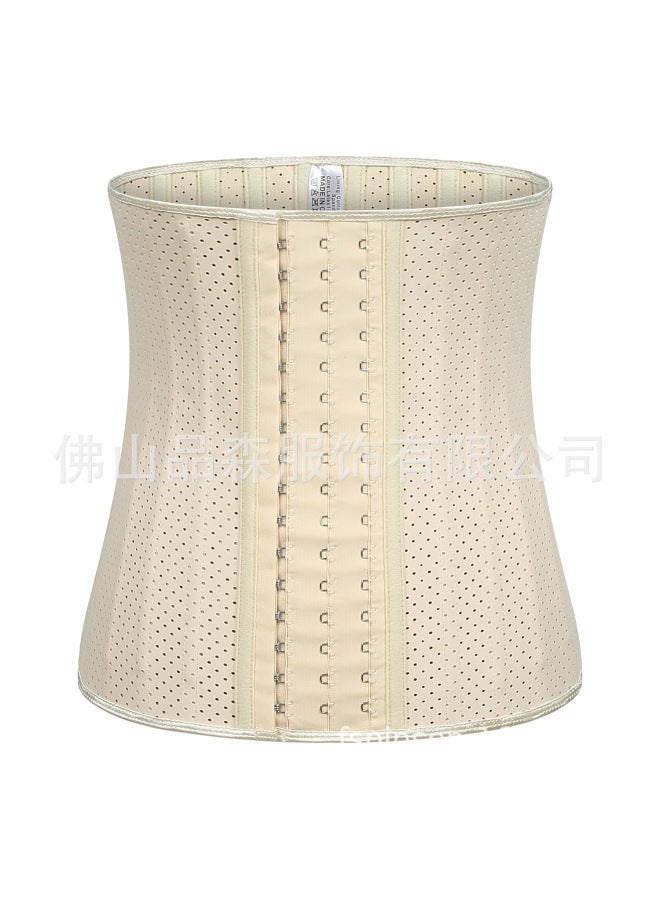 Hot Summer Latex Rubber Shaping Clothes Mesh Corset Abdomen Tinker Sports Shaping Belt Female Straight Goods