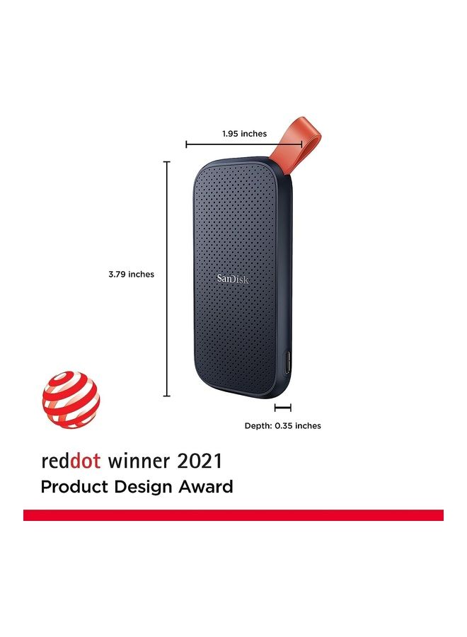 sandisk 1TB Portable SSD - Up to 800MB/s, USB-C, USB 3.2 Gen 2 - SDSSDE30-1T00-G26 - Image 2