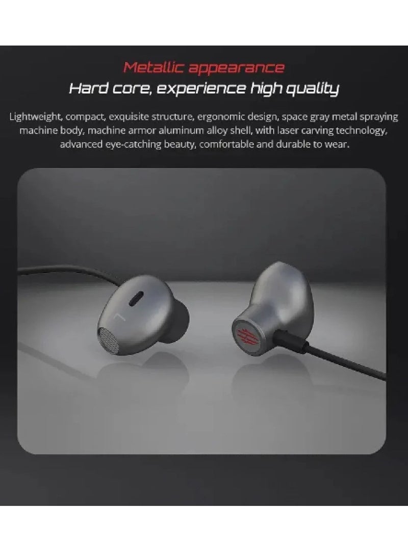 RedMagic Headphone with AUX Port (Screw) The headphone comes with soft, interchangeable ear tips to fit different ear sizes. Designed for gaming. - Image 4