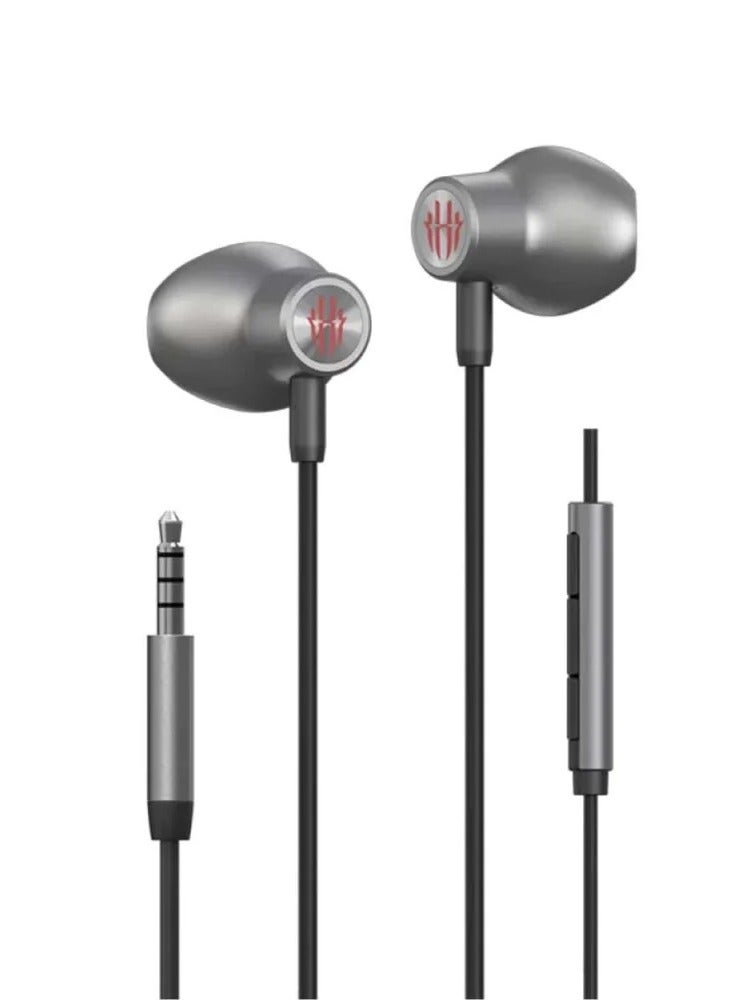 RedMagic Headphone with AUX Port (Screw) The headphone comes with soft, interchangeable ear tips to fit different ear sizes. Designed for gaming. - Image 2