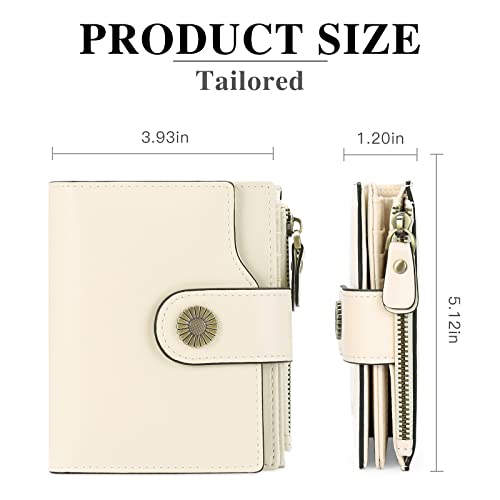 FALAN MULE Small Wallet for Women Leather Bifold Compact Small Womens Wallet with RFID Blocking - Image 3