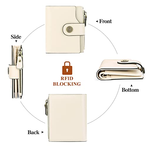 FALAN MULE Small Wallet for Women Leather Bifold Compact Small Womens Wallet with RFID Blocking - Image 4
