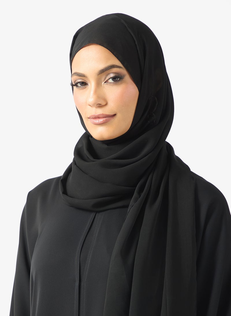 خزانة عباية وشال بطبعة زهور - Image 4