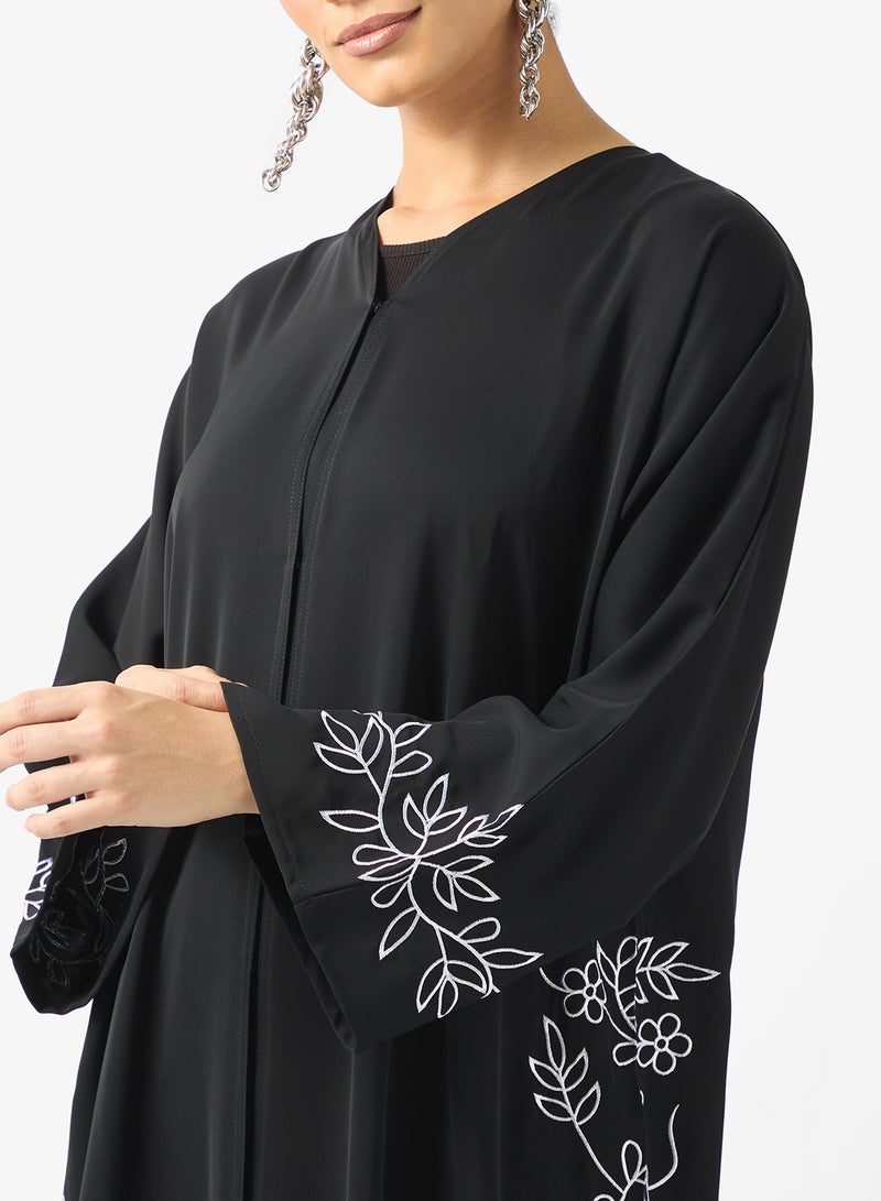 خزانة عباية وشال بطبعة زهور - Image 3