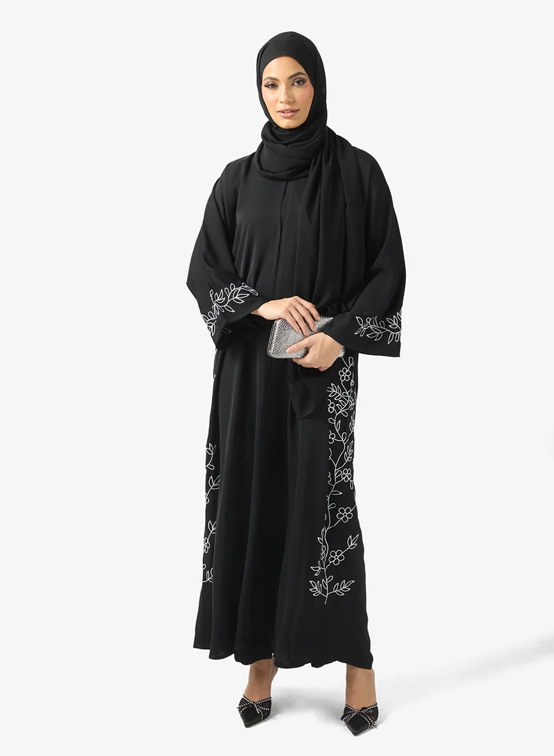Khizana  Floral Print Abaya & Sheila for Women | Best Price UAE