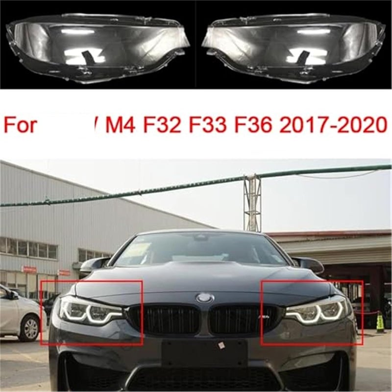 Wivplex Auto Front Headlight Cover Lens for 4 Series M4 - Image 3