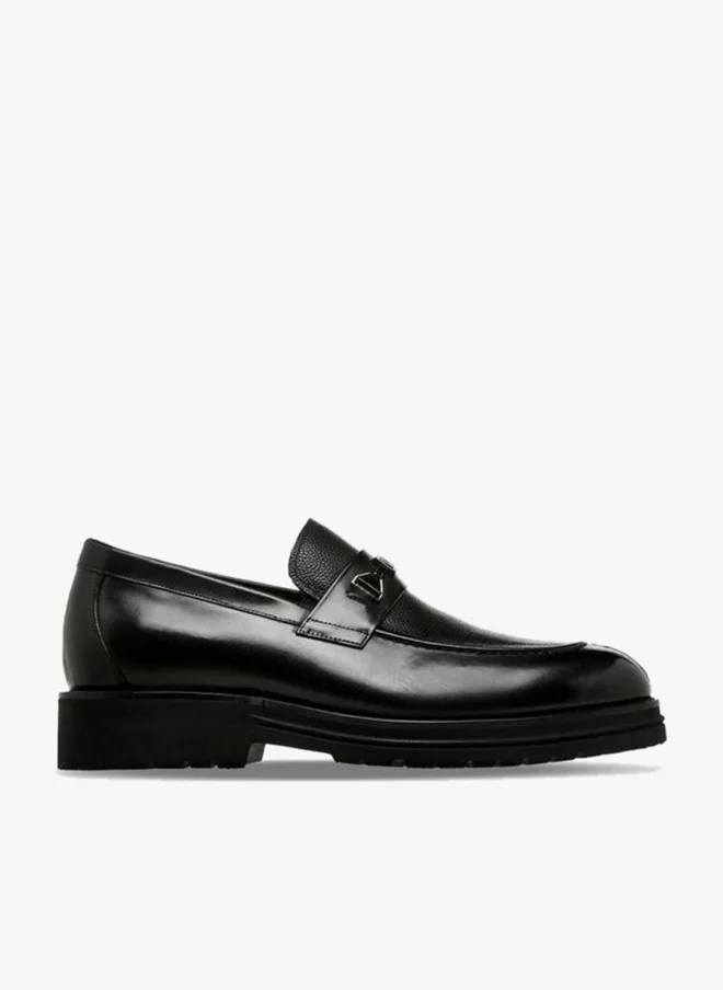 DUCHINI Men Slip-On Leather Loafers