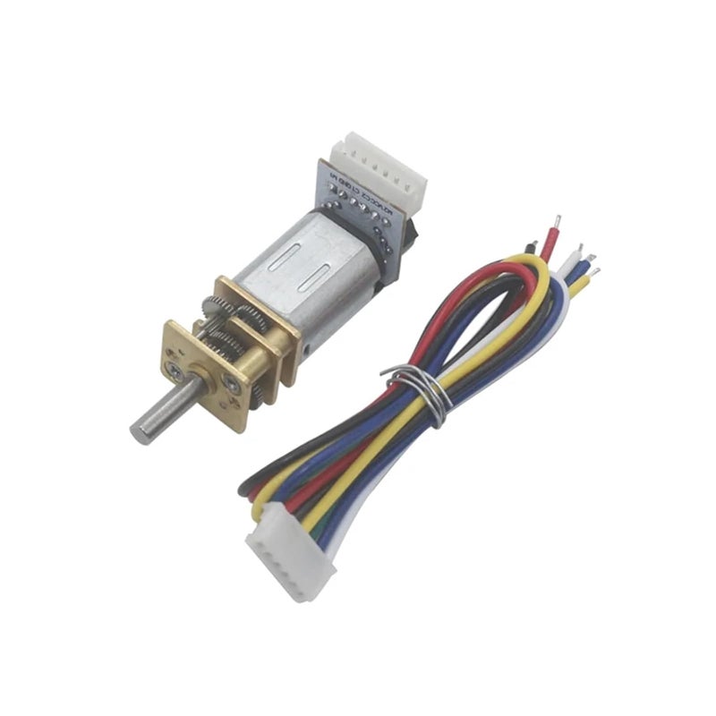 JGA12 N20 محرك تروس تيار مستمر 3 فولت 375 دورة في الدقيقة محرك ترميز مصغر بدون حامل - Image 4