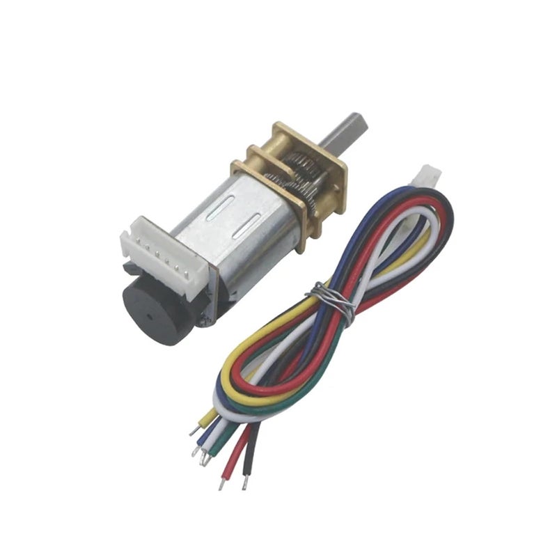 JGA12 N20 محرك تروس تيار مستمر 3 فولت 375 دورة في الدقيقة محرك ترميز مصغر بدون حامل - Image 3