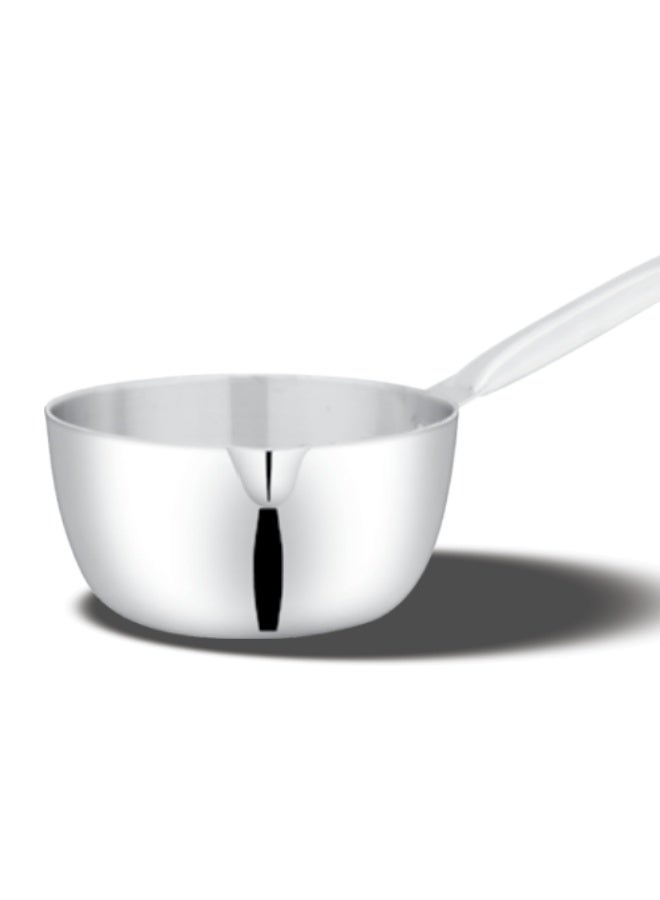 6 October 1250 Aluminium Saucepan without Lid and Stainless Steel Handle, 12 cm Size - Image 2