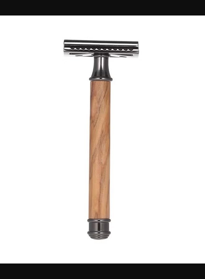 Shaving Razors Double Edge Handled Safety Traditional Wet Shaving Razor Stainless Alloy Chrome Plating - Image 1