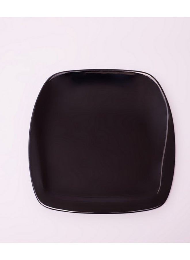 Bright Designs Melamine Ramadan Side Plate Set Of 6 (L 22Cm W 22Cm) Black - Image 1